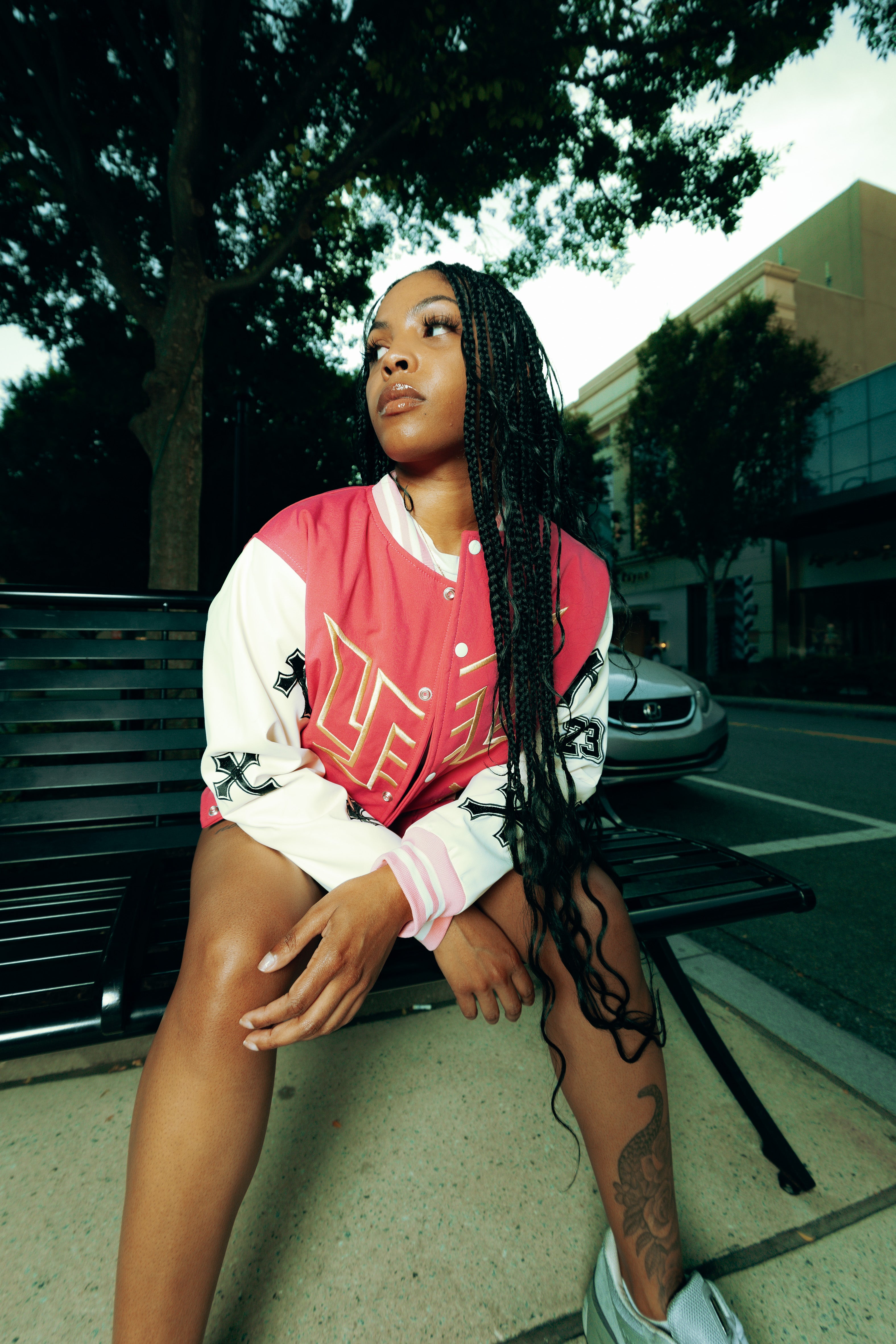 Legacy Varsity Jacket (PINK)