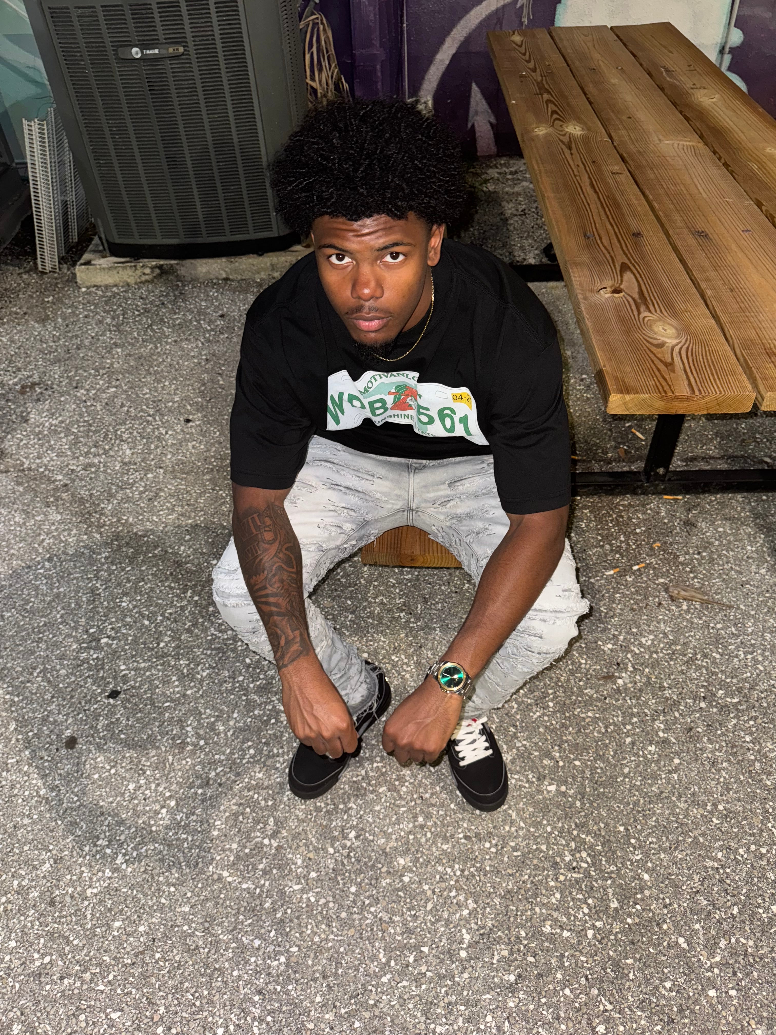 “561” Tee (Black)