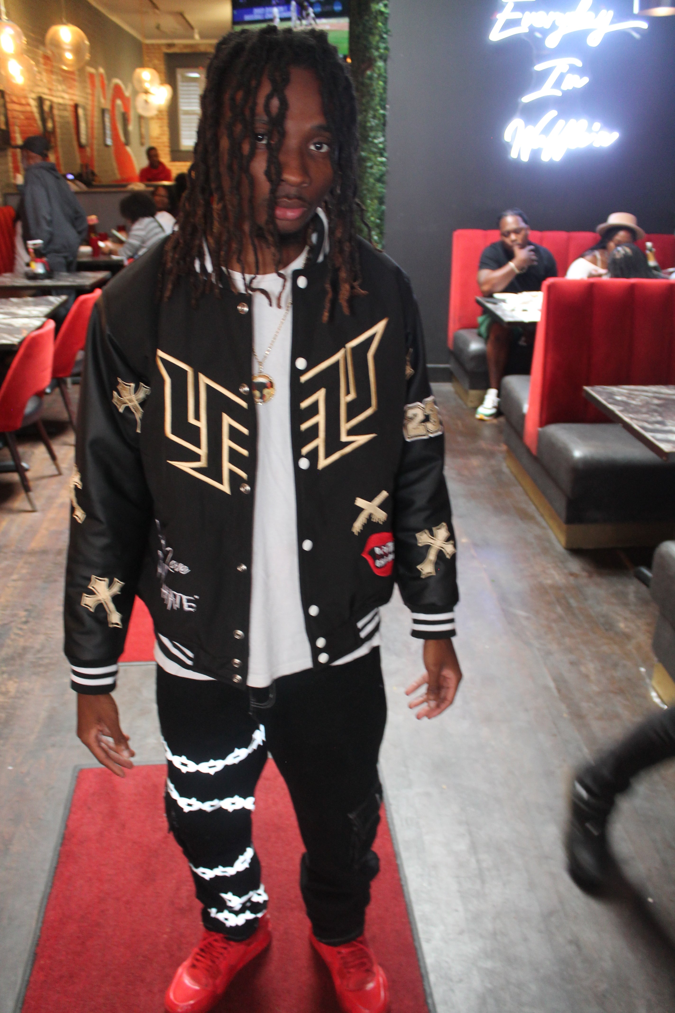 Legacy Varsity Jacket (GOLD BLACK)